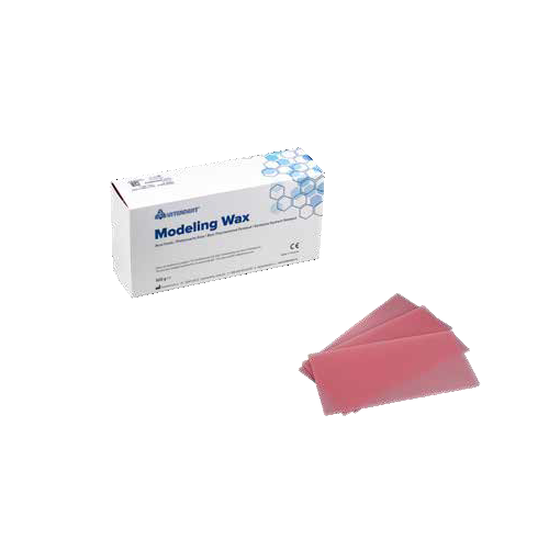 Пластины восковые Modeling Wax, цвет розовый, толщина 1,5мм, 500 г / Interdent