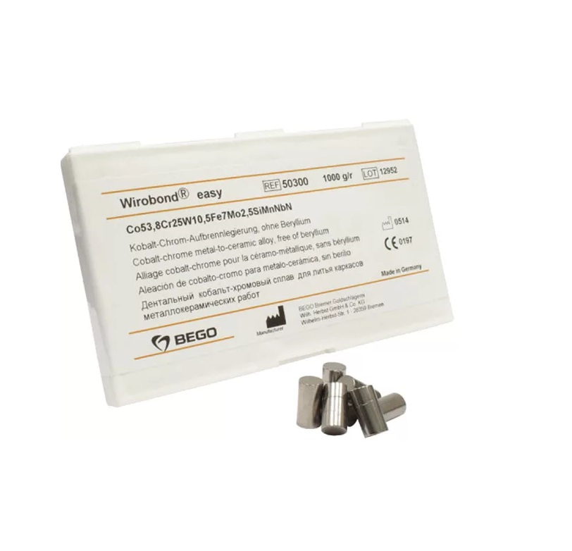Сплав для керамики Wirobond Easy Co-Cr (1000 г) 50300 BEGO