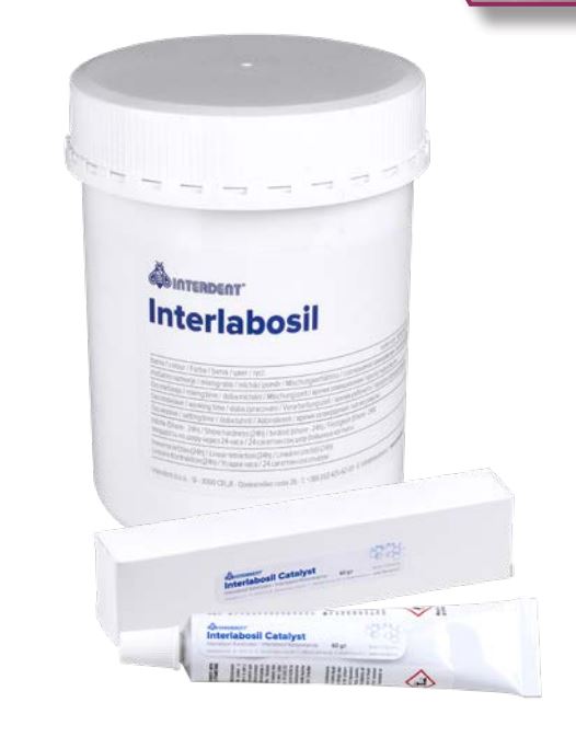 Силиконовая масса Interlabosil двухкомпонентная техническая, 1,5кг/ In