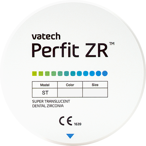 Диск однослойный из диоксида циркония Perfit ZR ST (оттенок А1): NU 12 A1 W