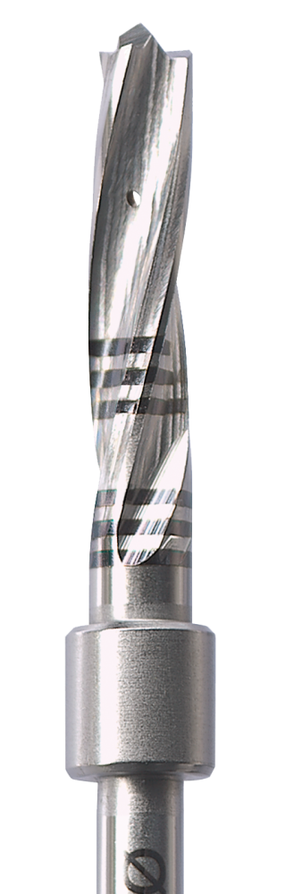 Фреза хирургическая,  пилотный бор с внутренним охлаждением RF210IKL -028-RAL